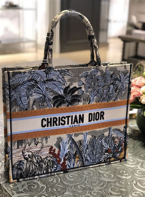 christian dior paris tote bag